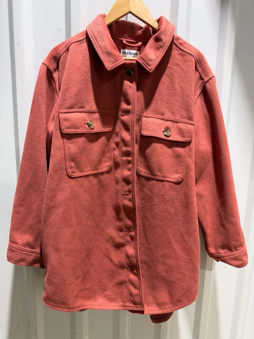 Old Navy Soft-Brushed Shacket Size XL A Little Rusty